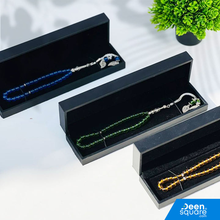 Amber Stone Handmade Beads Tasbeeh (تسبيح‎‎) - 33 Beads Tasbeeh