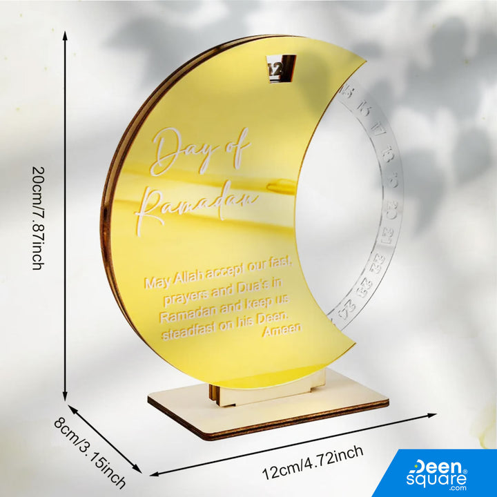Ramadan Acrylic Countdown Calendar - Round