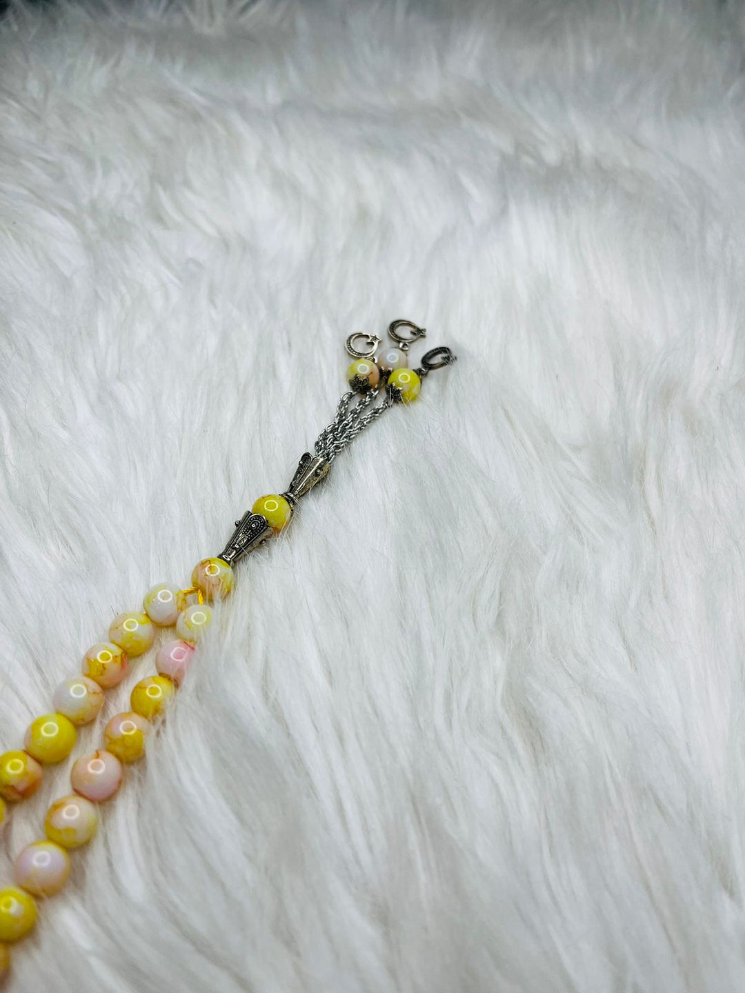 33 Beads Marble Tasbeeh with Chain - 5mm
