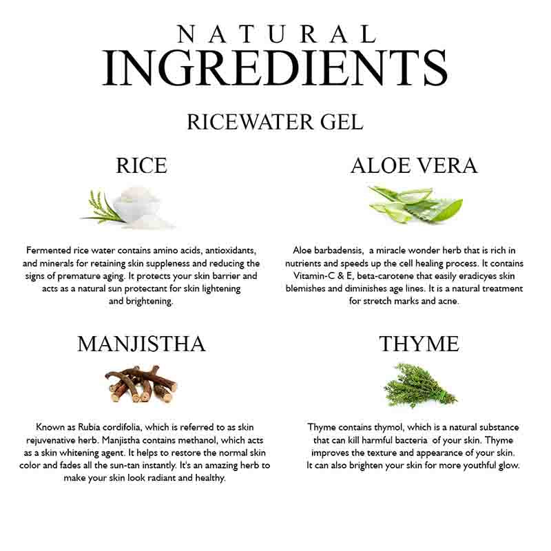 Khadi Organique Ricewater Gel 200g