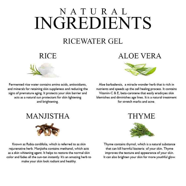 Khadi Organique Ricewater Gel 200g