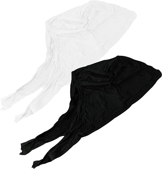 Under Scarf Hijab Cap with tie back lace