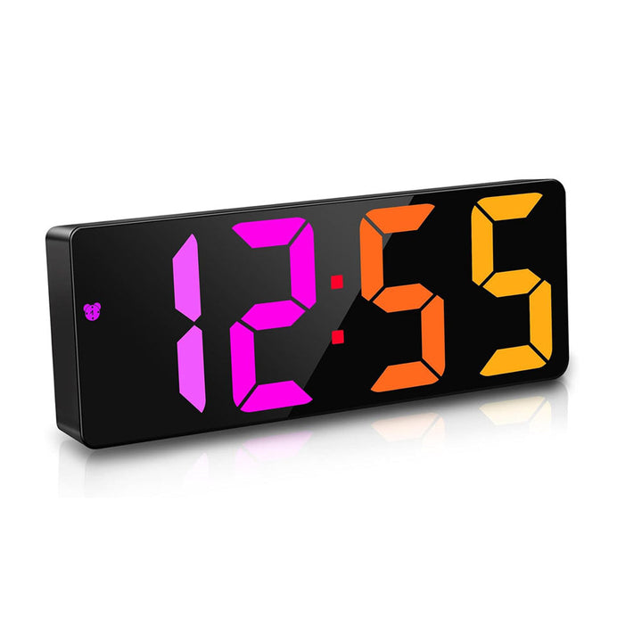 Digital Alarm Clock RGB Colorful LED (Model: GH0732)
