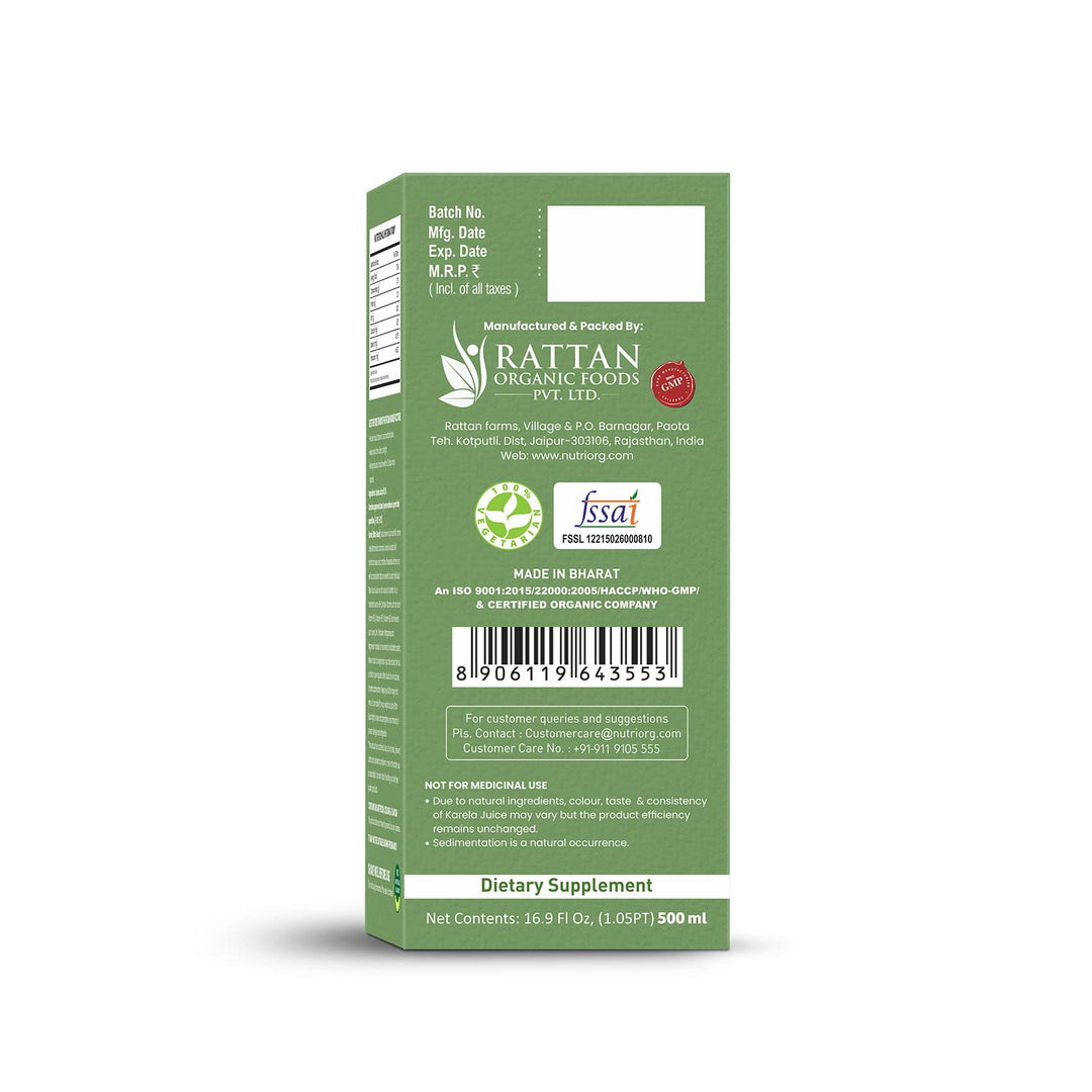 Nutriorg Karela Juice 500ml