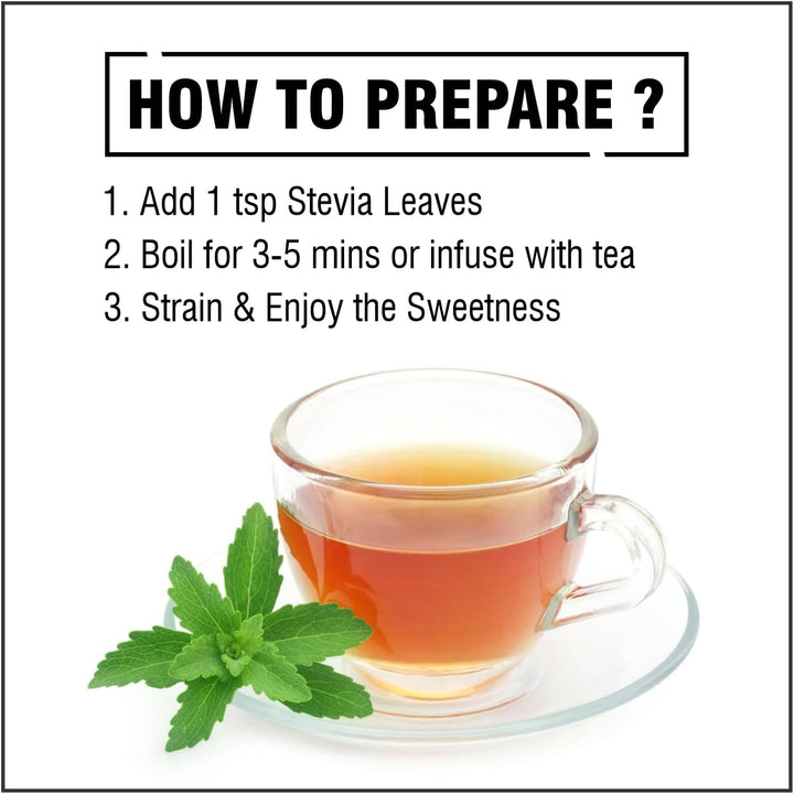 Online Quality Store stevia leaves 100g natural zero calorie sweetener