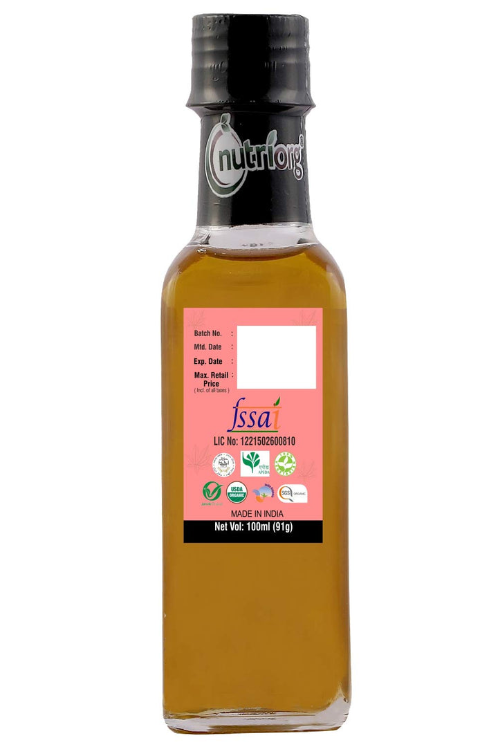 Nutriorg Certified Organic Castor Oil 100ml