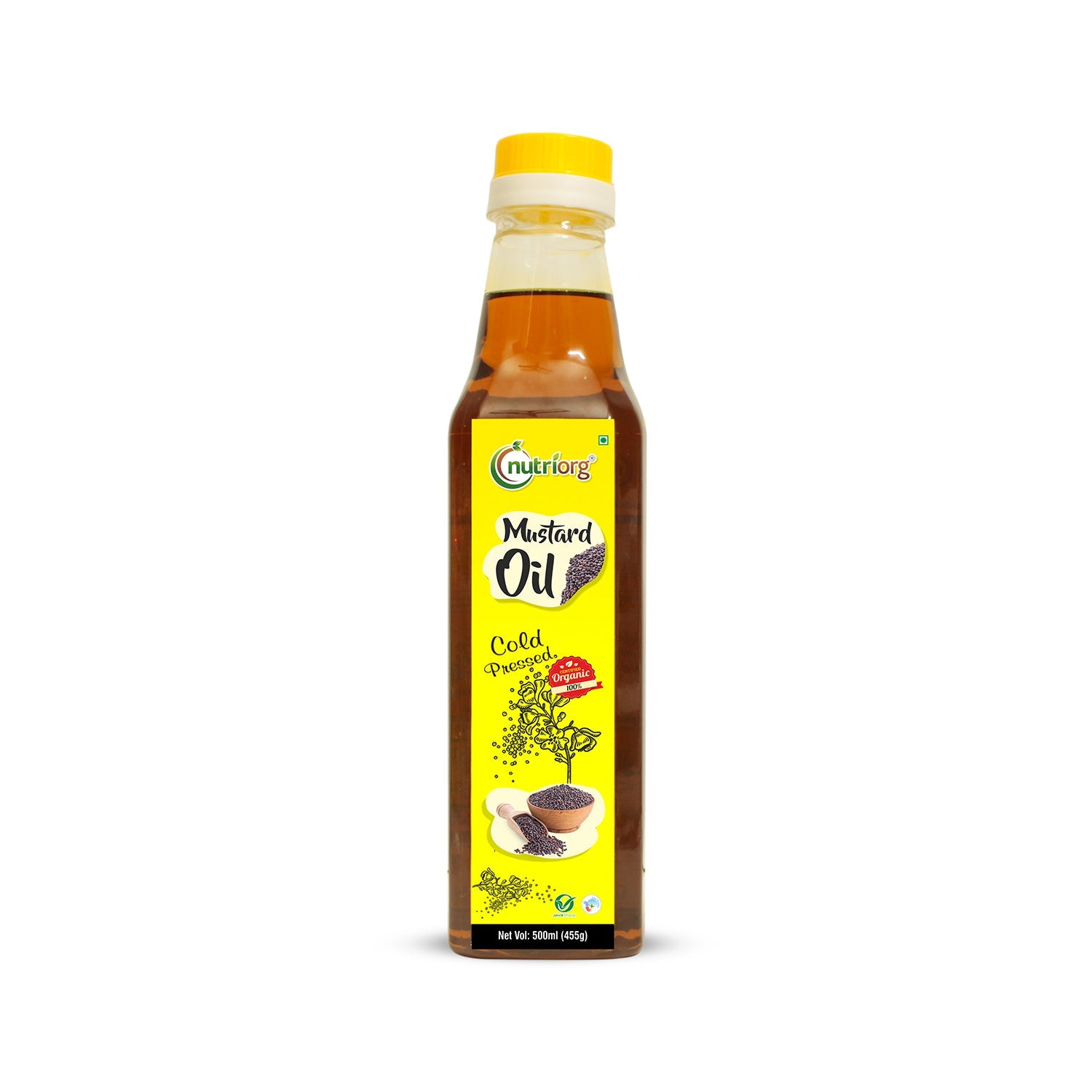 Nutriorg Certified Organic Mustard Oil 500ml