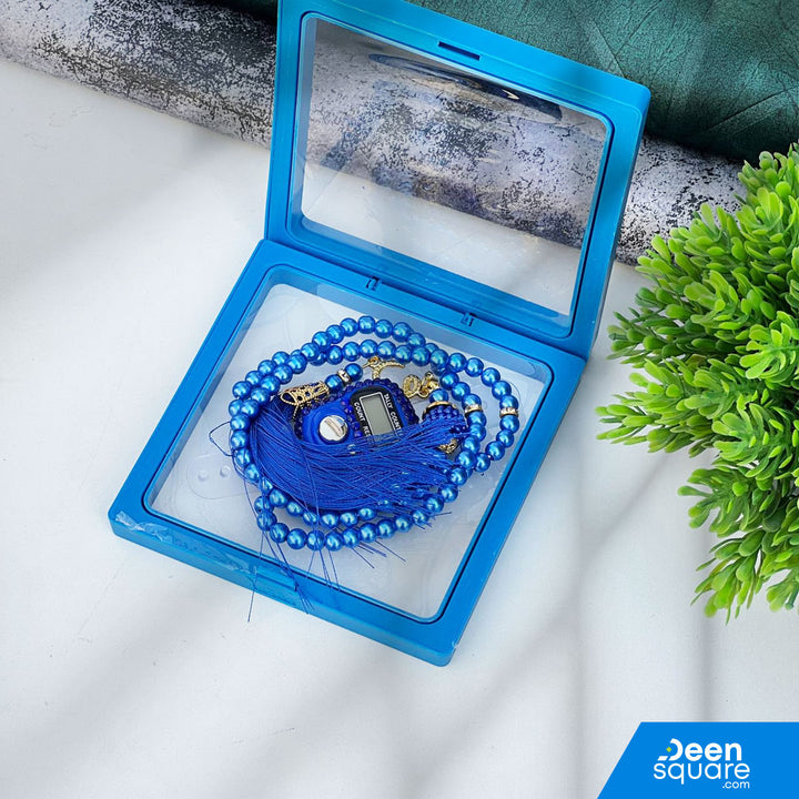 Tasbeeh Counter for Gift (99 Beads Tasbih with Finger Counter)
