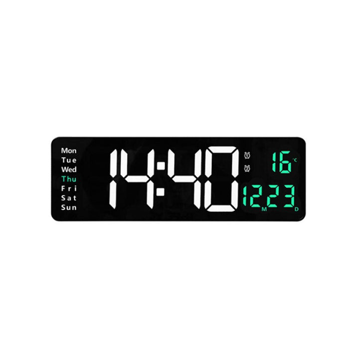 6626 Electronic Clock Living Room Wall-Mounted Large Screen Display LED Digital Clock 