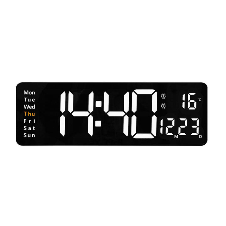6626 Electronic Clock Living Room Wall-Mounted Large Screen Display LED Digital Clock 