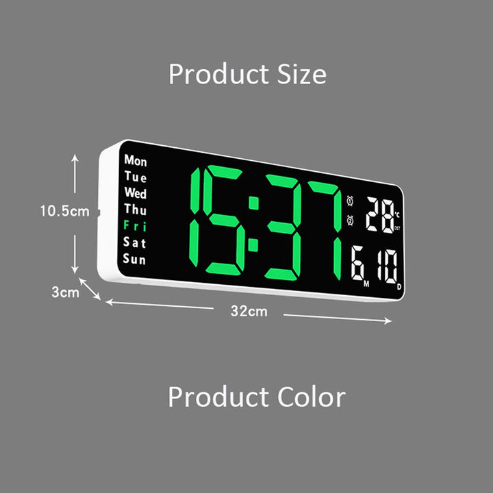 Buy Model 6629 LED Alarm Clock with Remote at deensquare.com Dubai | UAE. Digital display with temperature, week &amp; calendar functions.