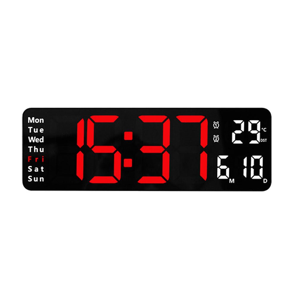 Buy Model 6629 LED Alarm Clock with Remote at deensquare.com Dubai | UAE. Digital display with temperature, week & calendar functions.