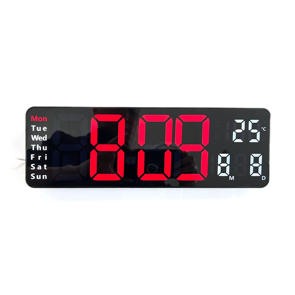 Buy Model 6629 LED Alarm Clock with Remote at deensquare.com Dubai | UAE. Digital display with temperature, week &amp; calendar functions.