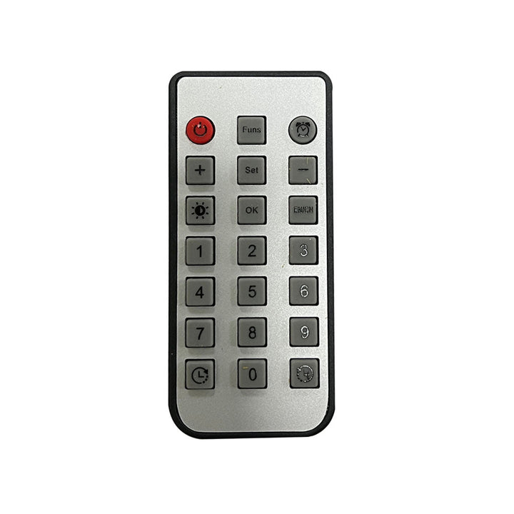 Buy Model 6629 LED Alarm Clock with Remote at deensquare.com Dubai | UAE. Digital display with temperature, week &amp; calendar functions.