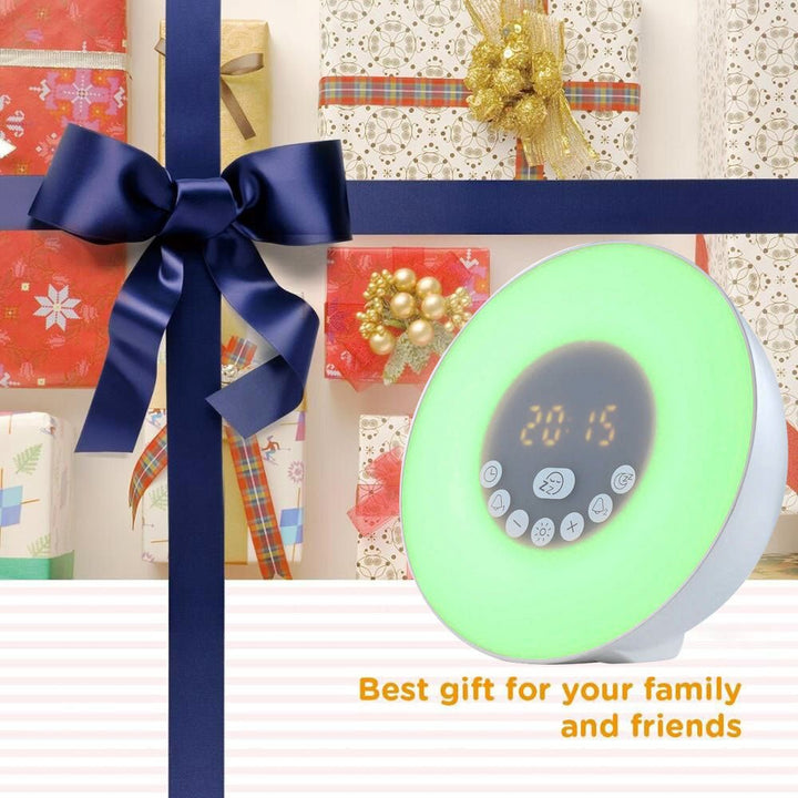 Buy 6638G Bluetooth Alarm Clock Speaker at deensquare.com Dubai | UAE. Features 7-color LED light, Bluetooth audio, alarm clock &amp; hands-free calls.