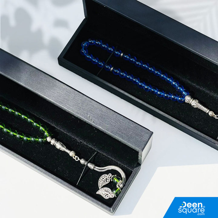 Amber Stone Handmade Beads Tasbeeh (تسبيح‎‎) - 33 Beads Tasbeeh