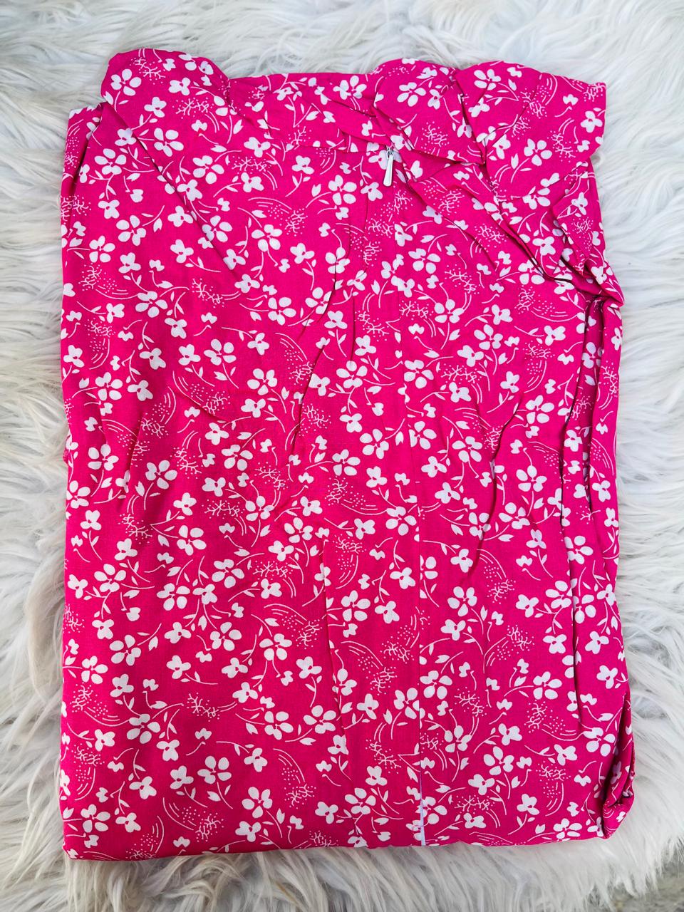 One Piece Floral Prayer Dress for Women