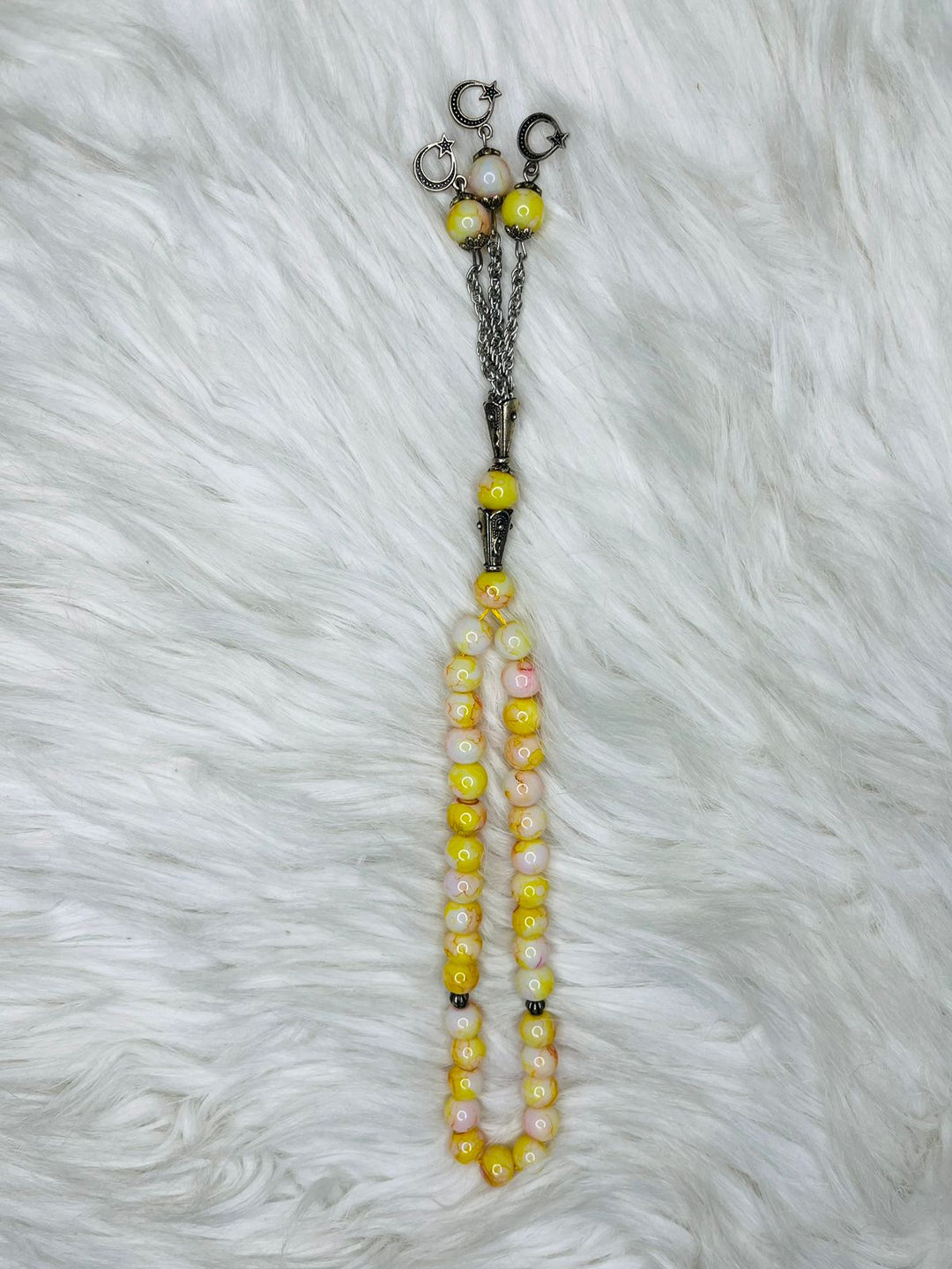 33 Beads Marble Tasbeeh with Chain - 5mm