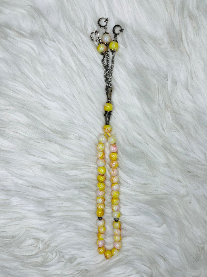 33 Beads Marble Tasbeeh with Chain - 5mm