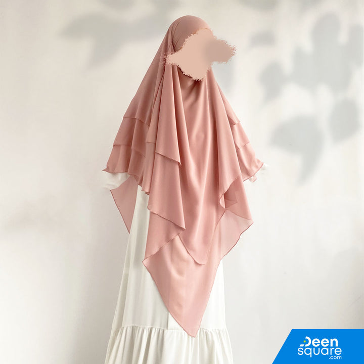 Premium 3 Layer Khimar Deen Square