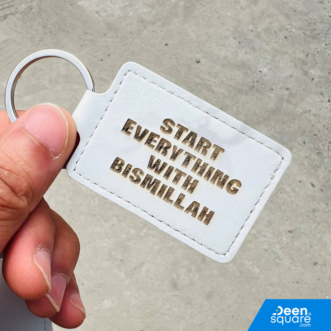 Islamic Keychain – Start with Bismillah