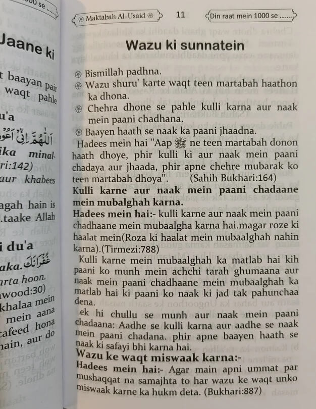 Din Raat Mein 1000 Se Ziyadah Sunnatein - Roman Urdu