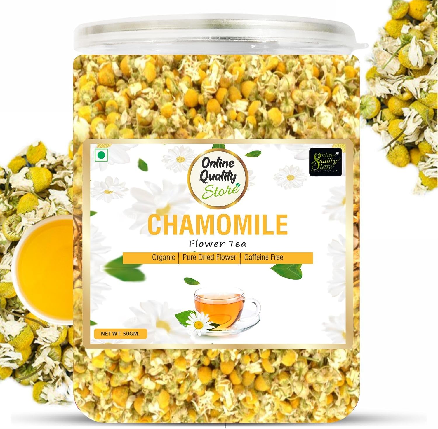 Online Quality Store chamomile flower herbal tea 50g natural dried chamomile flowers