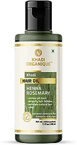 Henna & Rosemary Hair Oil - Khadi Organique