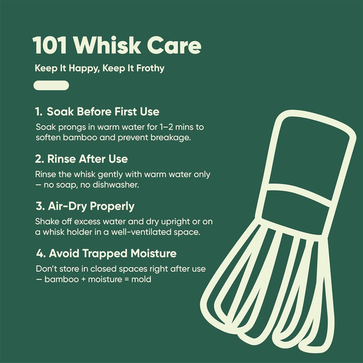 Tencha Japanese Handmade Bamboo Matcha Whisk (Chasen) – Traditional Bamboo Tool for Whisking Matcha &amp; Hojicha