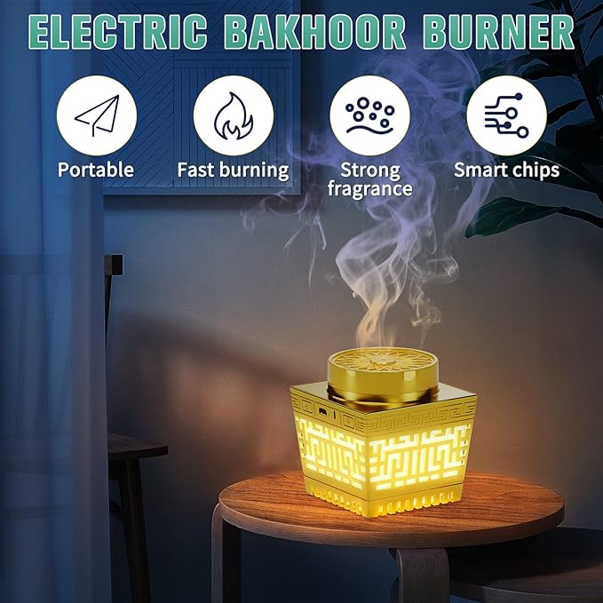Quran Speaker and Mini Incense Burner Bakhoor SQ-209
