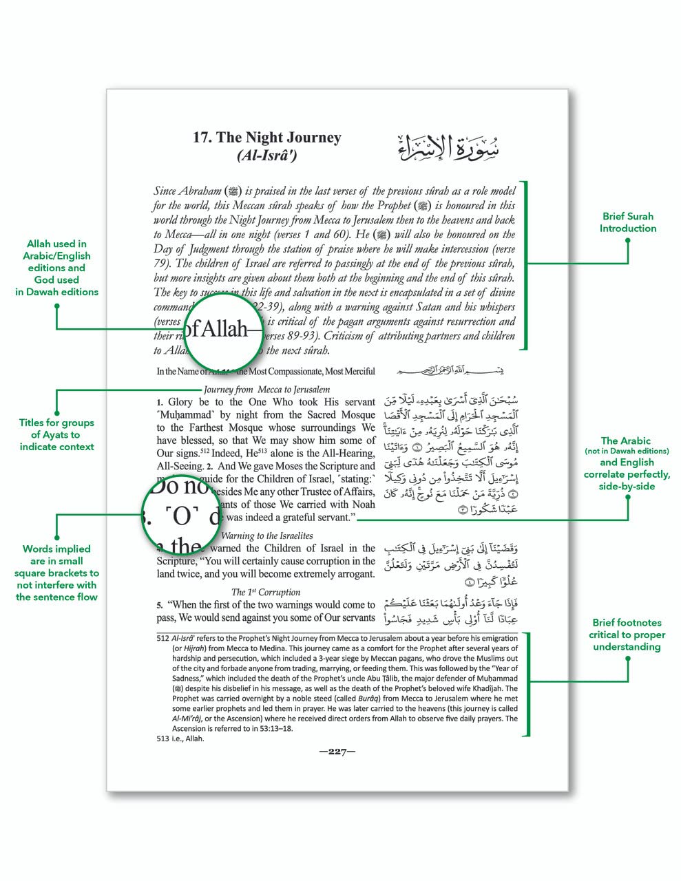The Clear Quran Arabic with English Translation - Parallel Edition | Hardcover Colored