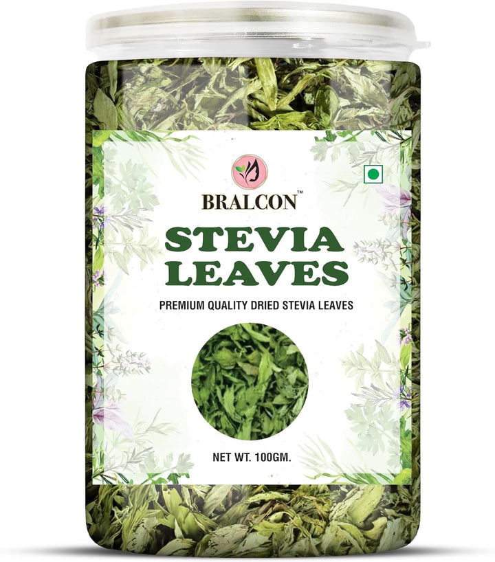 BRALCON stevia leaves dry 100g natural sugarfree sweetener
