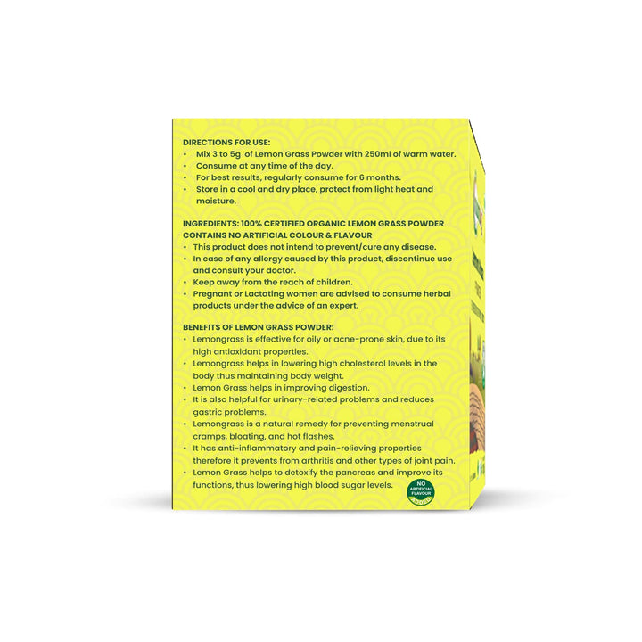 Nutriorg Lemon Grass Powder 100g