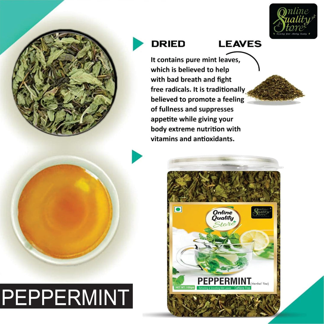Online Quality Store peppermint leaves herbal tea 100g natural dried peppermint