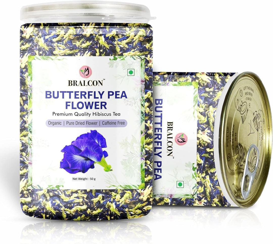 BRALCON butterfly pea flower tea 50g natural dried blue pea flowers
