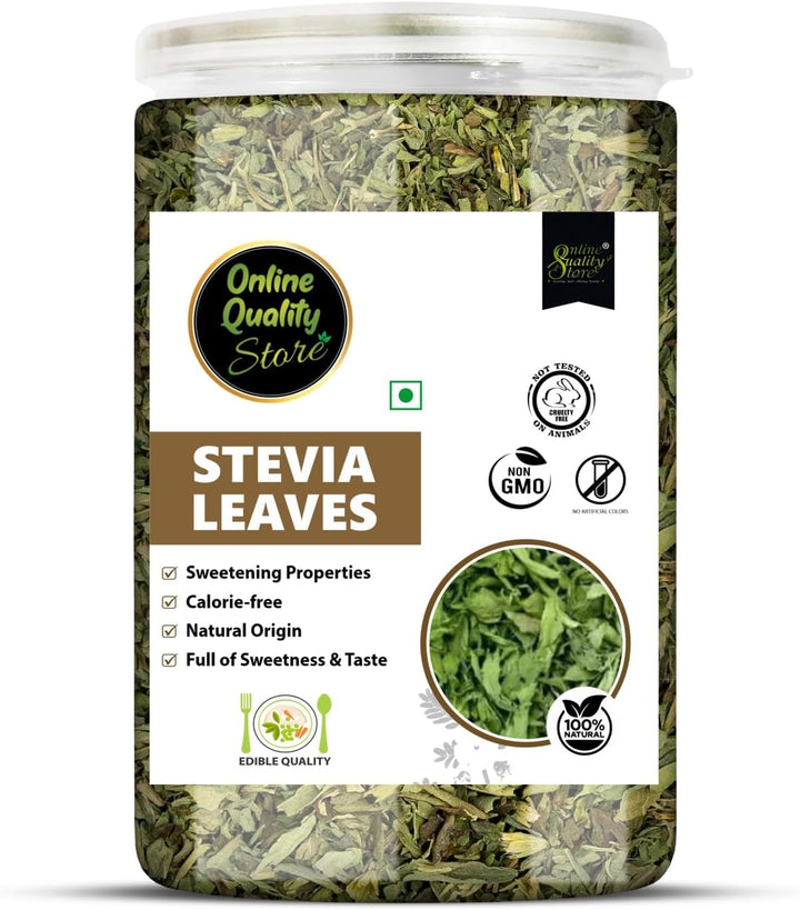 Online Quality Store stevia leaves 100g natural zero calorie sweetener
