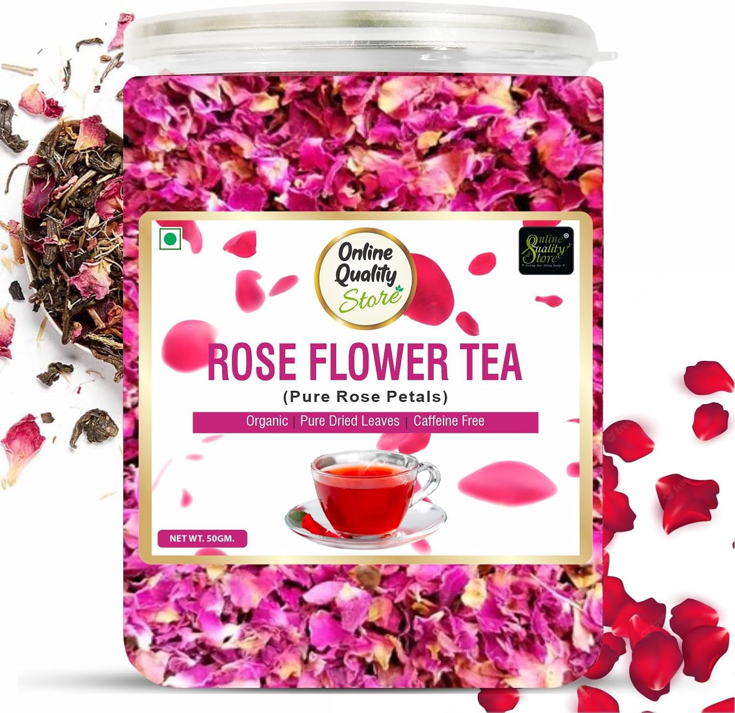 Rose flower herbal tea 50g natural dried rose petals herbal tea