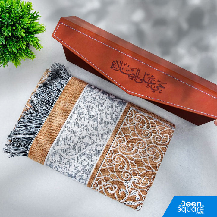 Pocket Prayer Mat with Elegant PU Leather Case