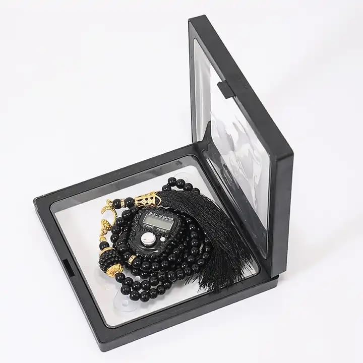 Tasbeeh Counter for Gift (99 Beads Tasbih with Finger Counter)