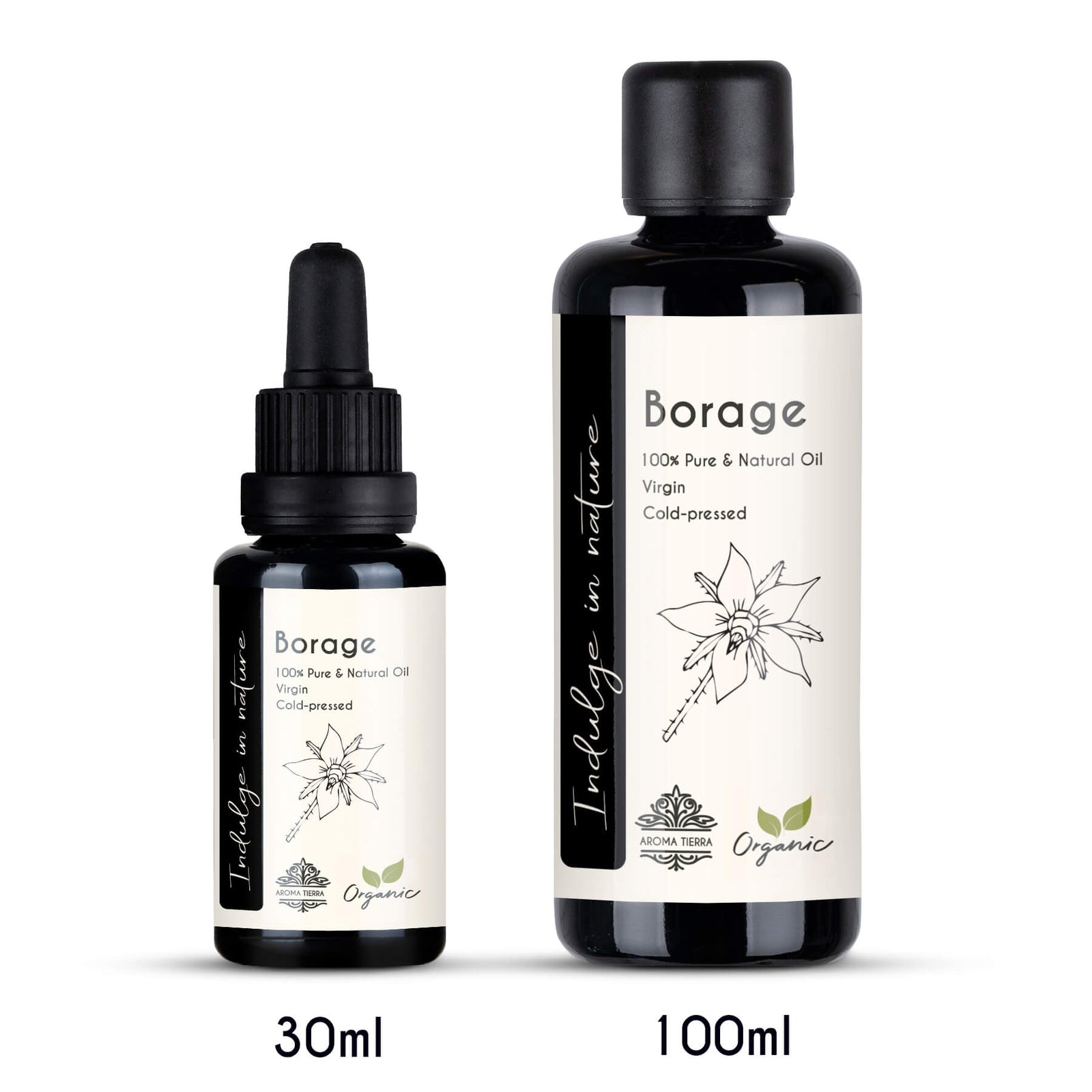 Buy Organic Borage Oil cold-pressed at deensquare.com Dubai | UAE. 100% pure carrier oil for skincare, hydration, and natural wellness use.