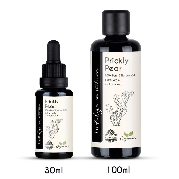 Organic Prickly Pear Oil (Cactus Seed Oil) — 100% Pure, Cold-Pressed - Aroma Tierra