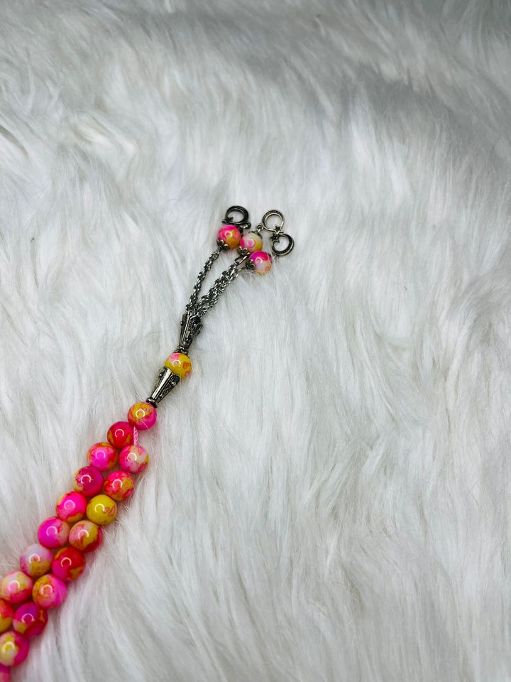 33 Beads Marble Tasbeeh with Chain - 5mm