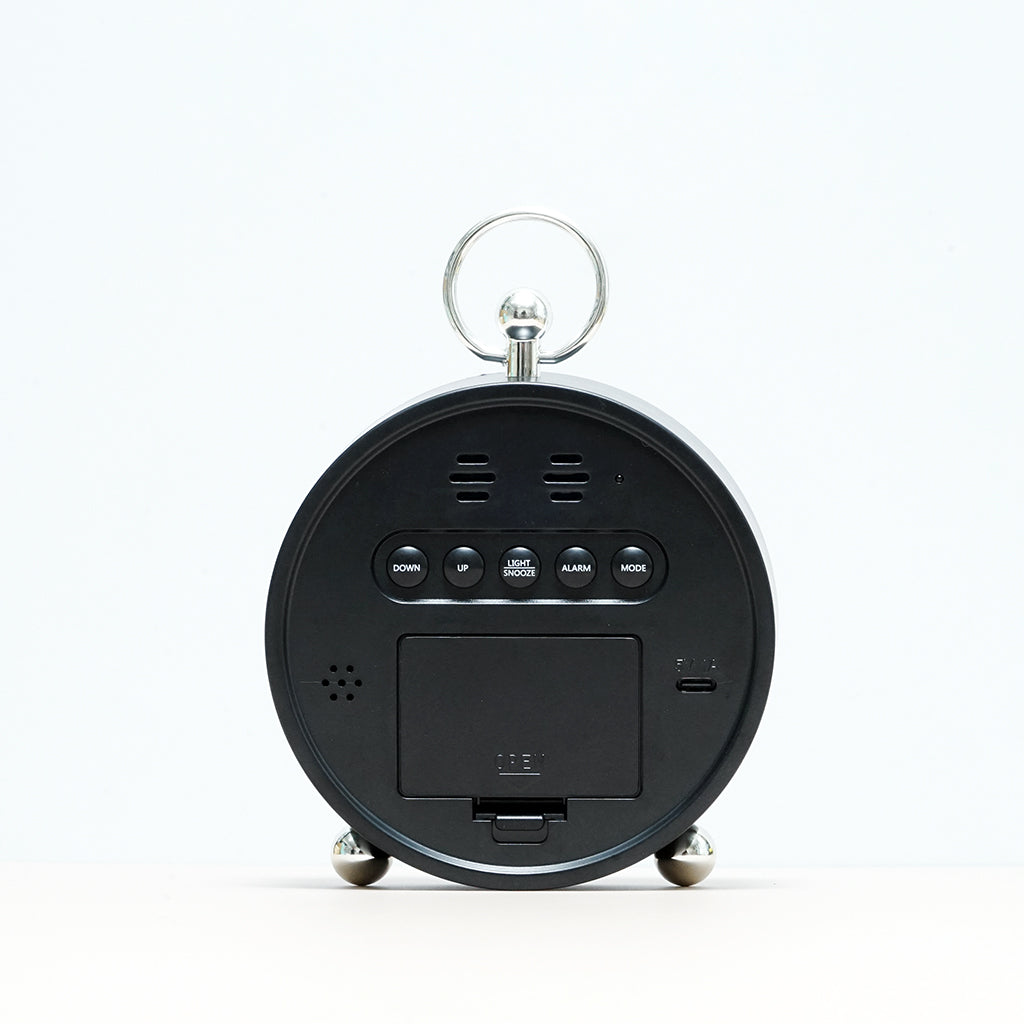 Buy 8025 Voice Activated LED Alarm Clock at deensquare.com Dubai | UAE. Digital clock with date, temperature, snooze &amp; atmosphere light.