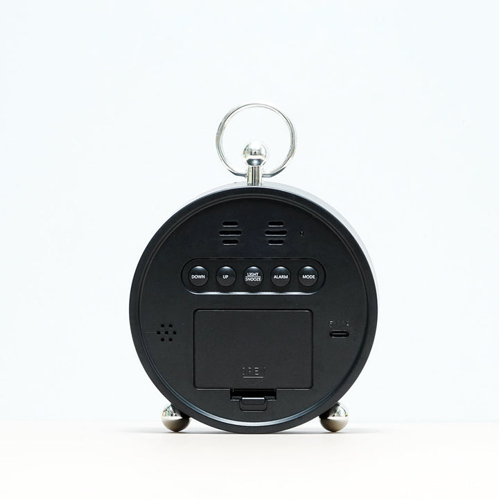Buy 8025 Voice Activated LED Alarm Clock at deensquare.com Dubai | UAE. Digital clock with date, temperature, snooze &amp; atmosphere light.