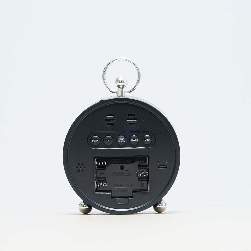 Buy 8025 Voice Activated LED Alarm Clock at deensquare.com Dubai | UAE. Digital clock with date, temperature, snooze &amp; atmosphere light.