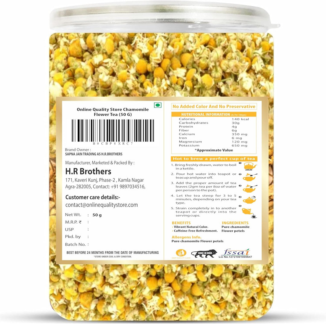 Online Quality Store chamomile flower herbal tea 50g natural dried chamomile flowers