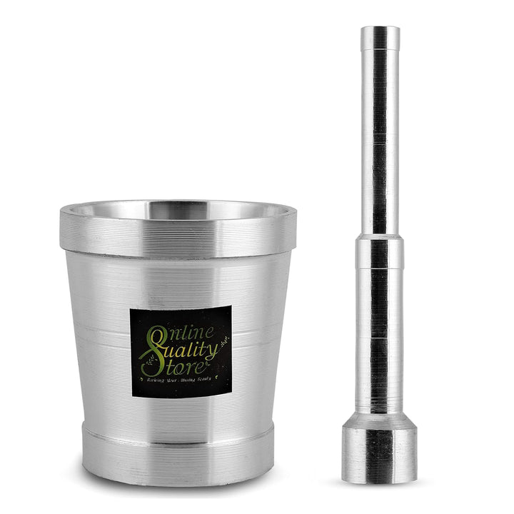 Online Quality Store kitchen khalbatta mortar pestle aluminium spice grinder