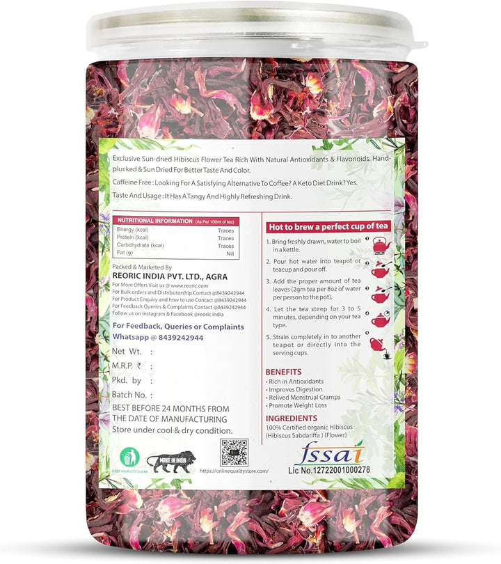 BRALCON hibiscus flower tea butterfly pea flower tea 100g combo
