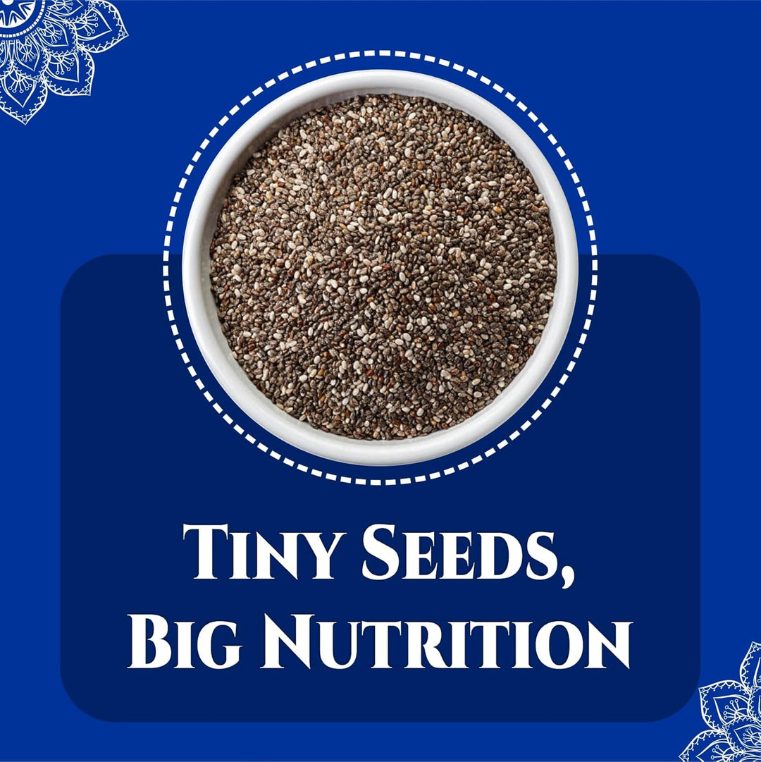 BRALCON raw unroasted organic chia seeds 400g pack of 4