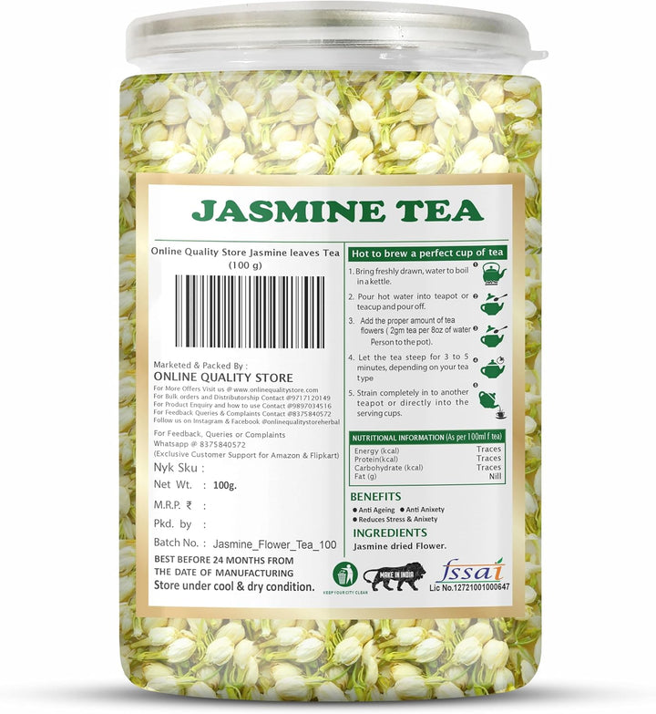 Online Quality Store jasmine flower herbal tea 100g natural dried jasmine flowers